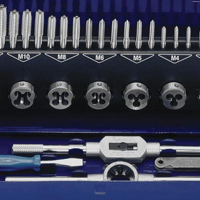 Gängskärverktyg i sats M3-M12 HSS Metrisk (32 delar)